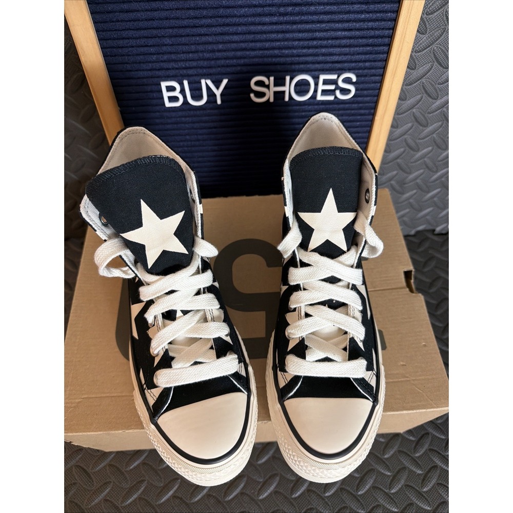 Converse All Star Lift Hi Large Stars Women Size 7 Platform Sneakers A09903C New - Picture 5 of 8